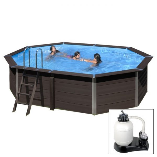 Gre – piscina fuori terra ovale avantgarde in materiale composito ... Piscine oasi fuori terra